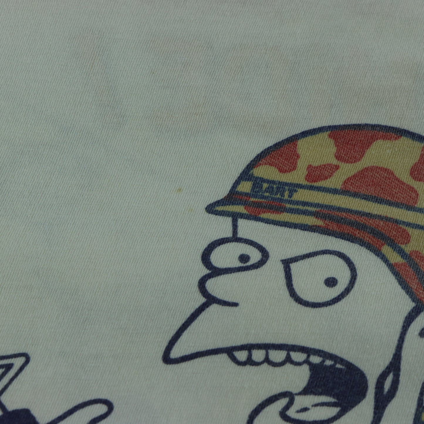 Bart Simpson "Yo Saddam" Single Stitch Double Sided T-Shirt (L)
