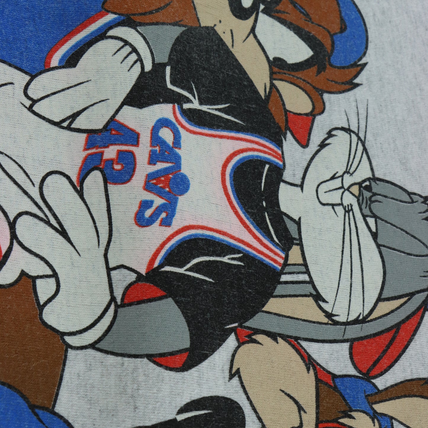 Vintage 1993 Cleveland Cavs NBA x Looney Tunes Single T-Shirt USA Made (XL)