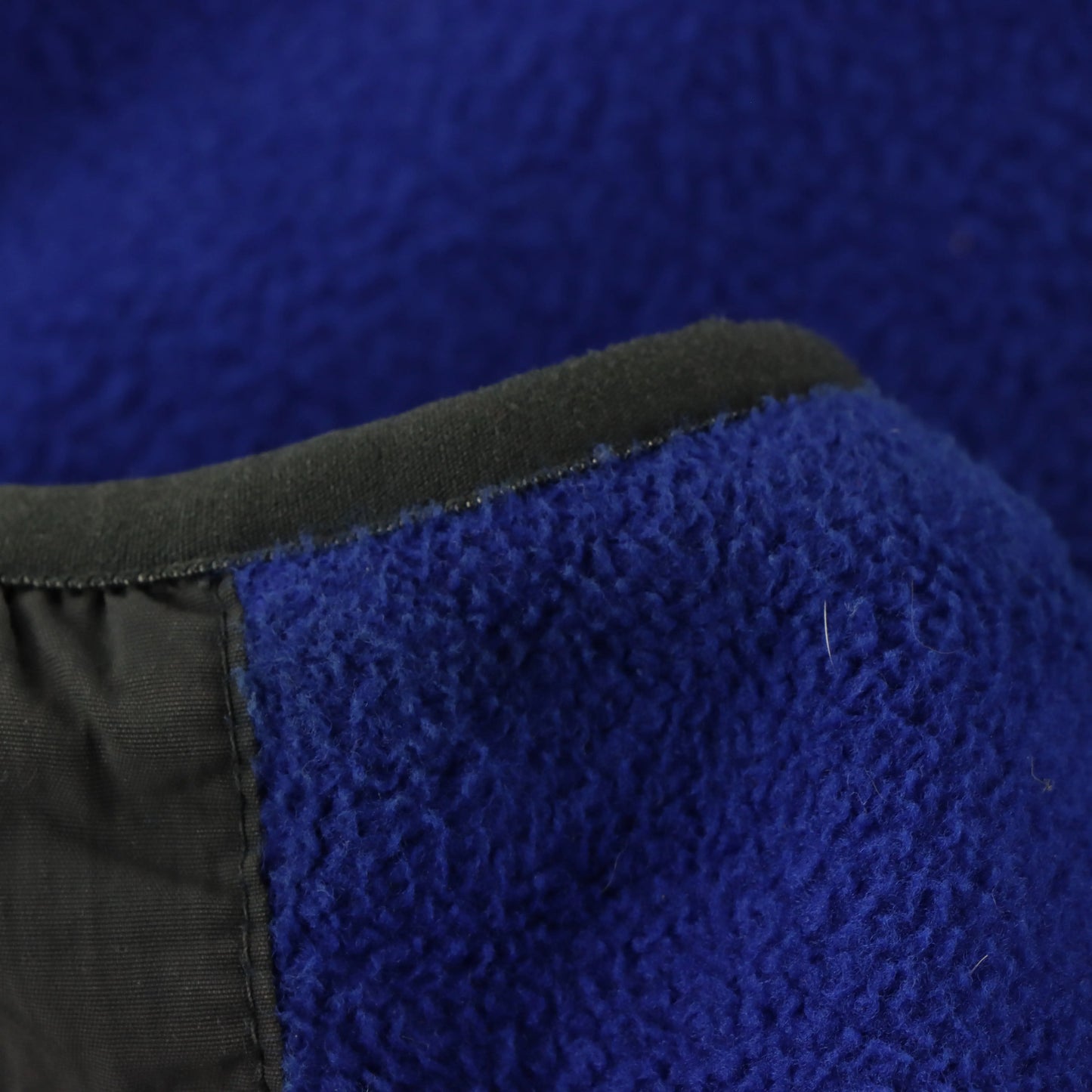 THE NORTH FACE Embroidered Logo Blue & Grey Fleece Zip Up Jacket (XL) - Vintage Sole Melbourne