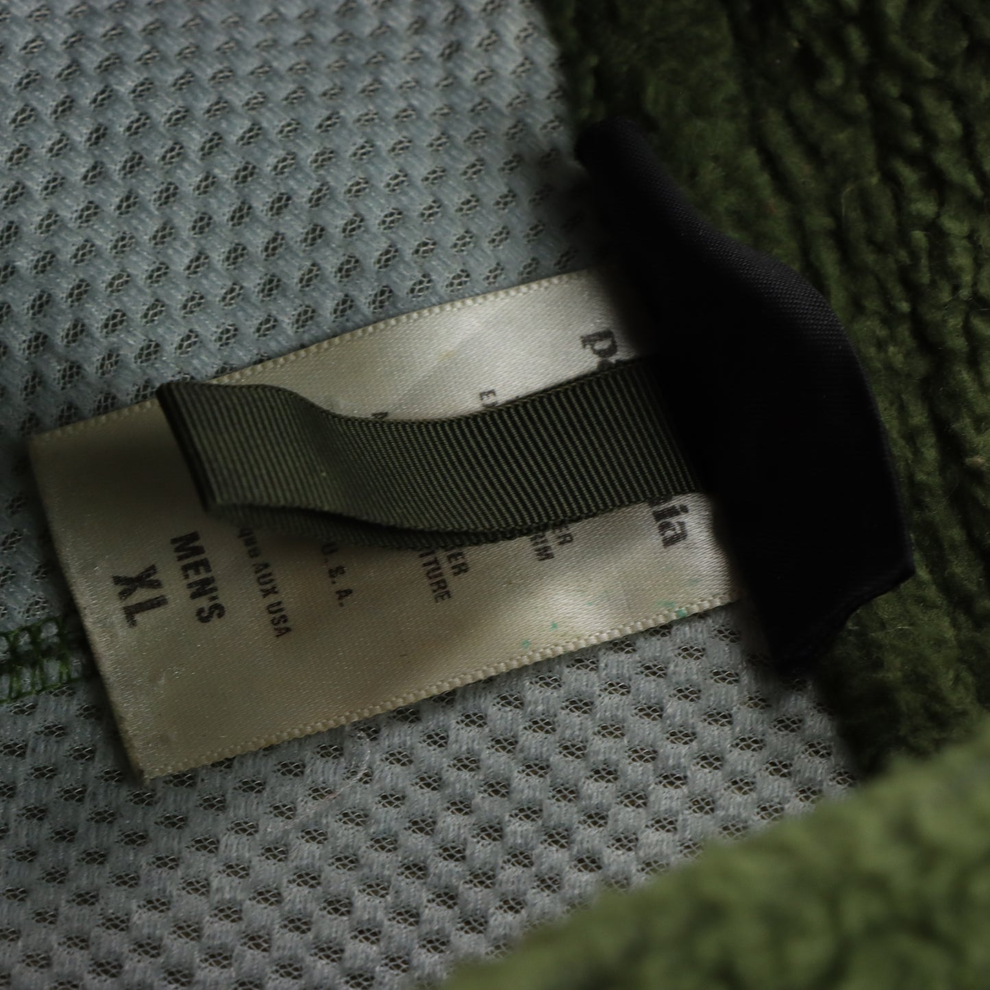 PATAGONIA Green Fleece USA Made Zip Up Jacket (XL)