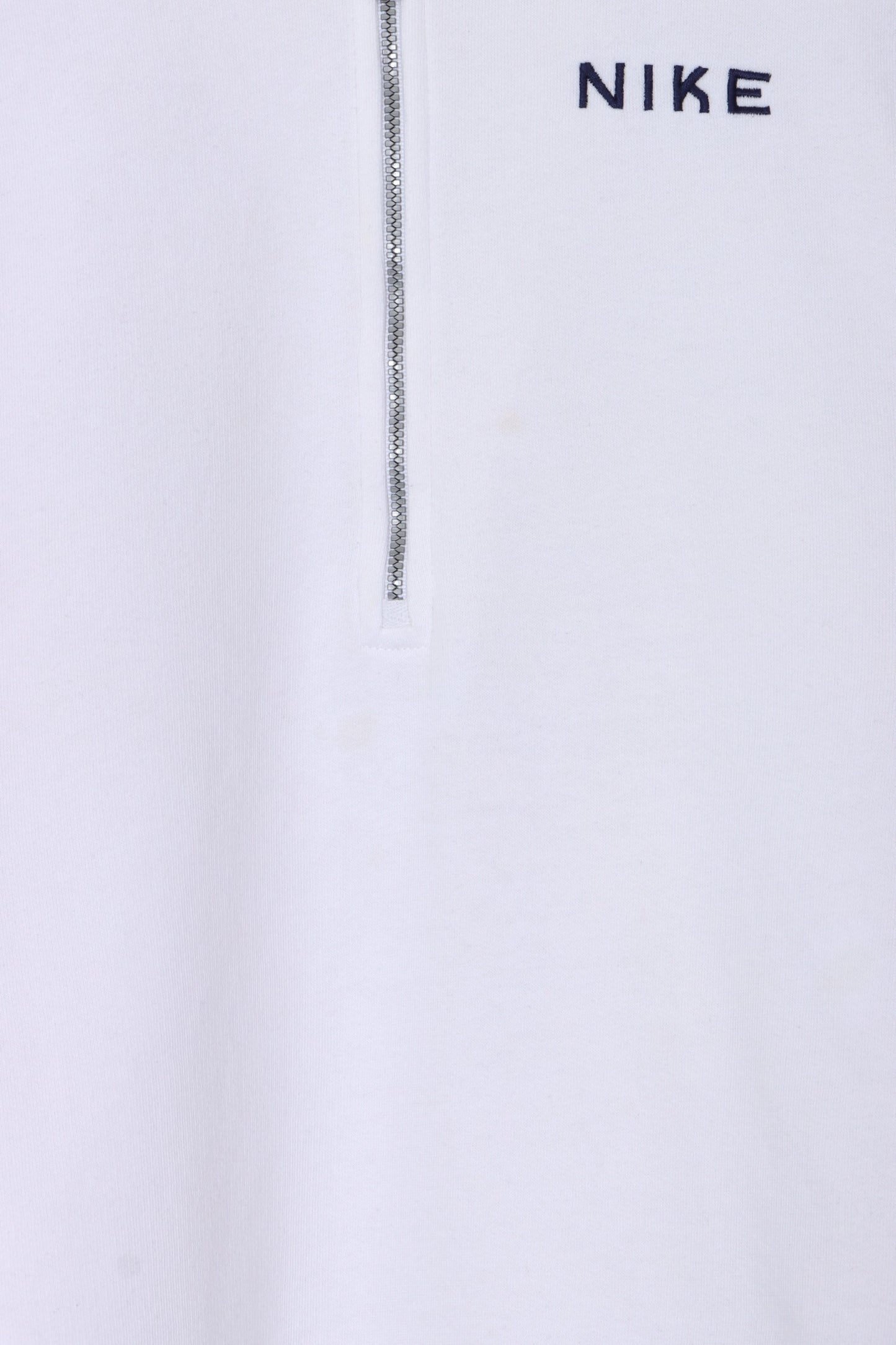 NIKE Spell Out Swoosh Logo 1/2 Zip Sweatshirt (XL)