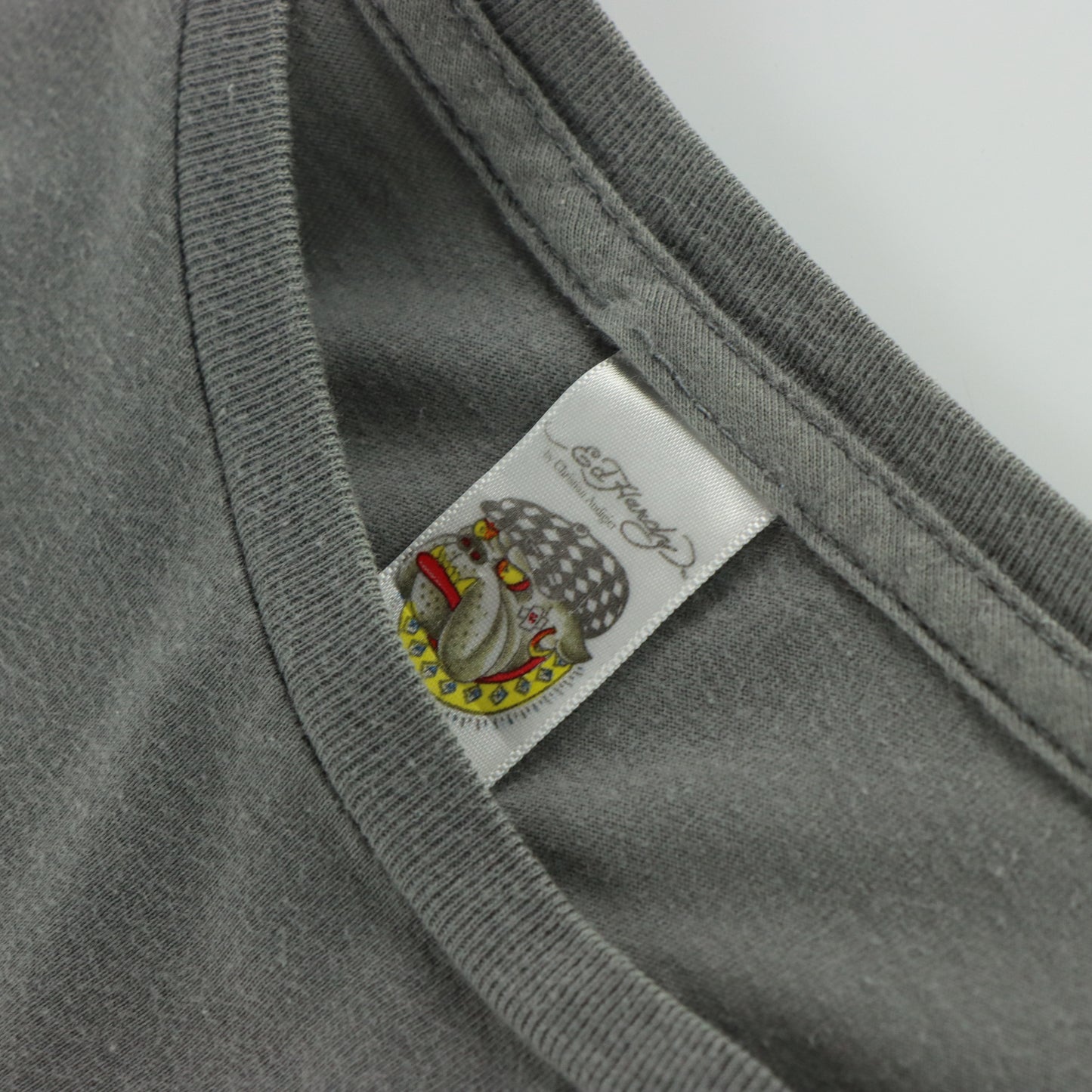 ED HARDY Y2K Embellished Snake Top Hat USA Made Purple Tee (M)