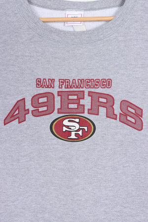 NFL San Francisco 49ers Puff Print 90s Sweatshirt (L)
