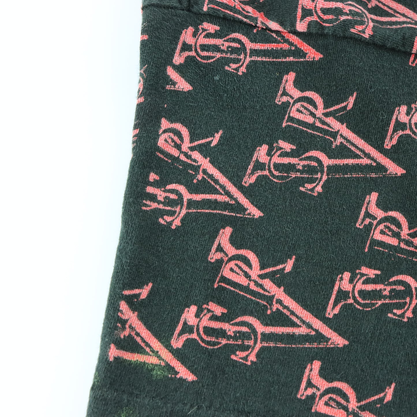 Vintage 1992 Embroidered Stevie Ray Vaughan All Over Print T-Shirt USA Made (XL-XXL)