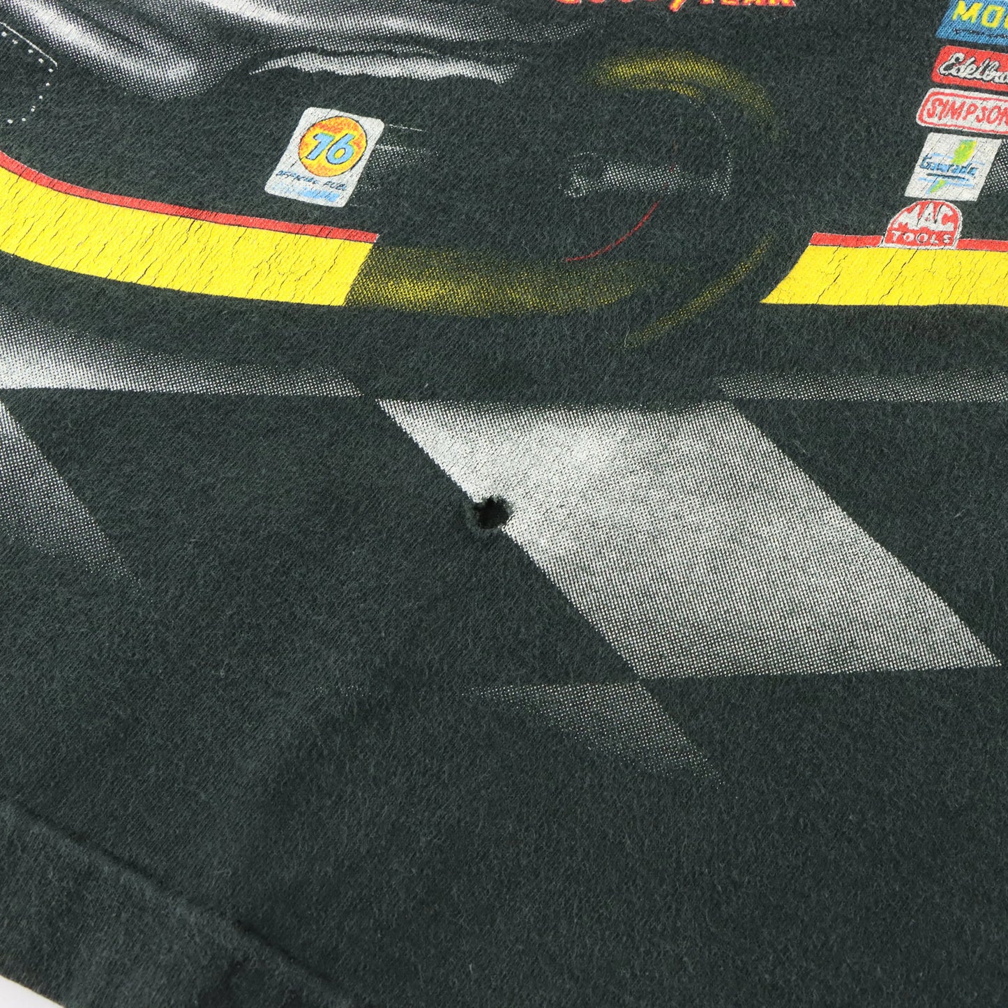 Rusty Wallace Single Stitch "Kickin Asphalt" All Over Print USA Made NASCAR Tee (XL-XXL) - Vintage Sole Melbourne