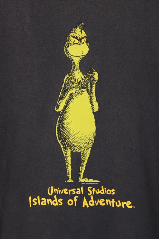 Dr Seuss Grinch 'Islands of Adventure' UNIVERSAL STUDIOS Sweatshirt USA Made (L) Vintage Sole Melbourne