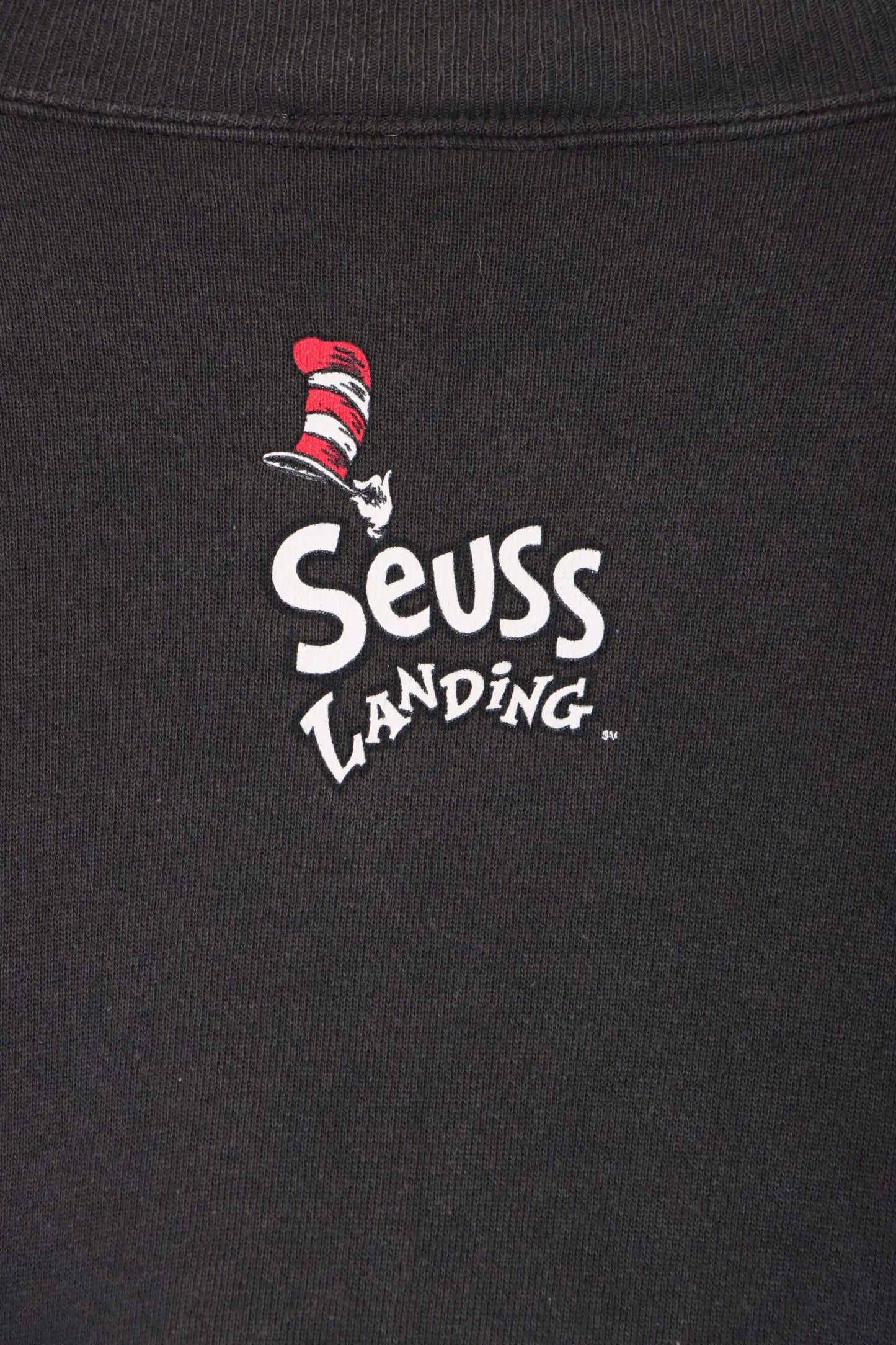 Dr Seuss Grinch 'Islands of Adventure' UNIVERSAL STUDIOS Sweatshirt USA Made (L) Vintage Sole Melbourne