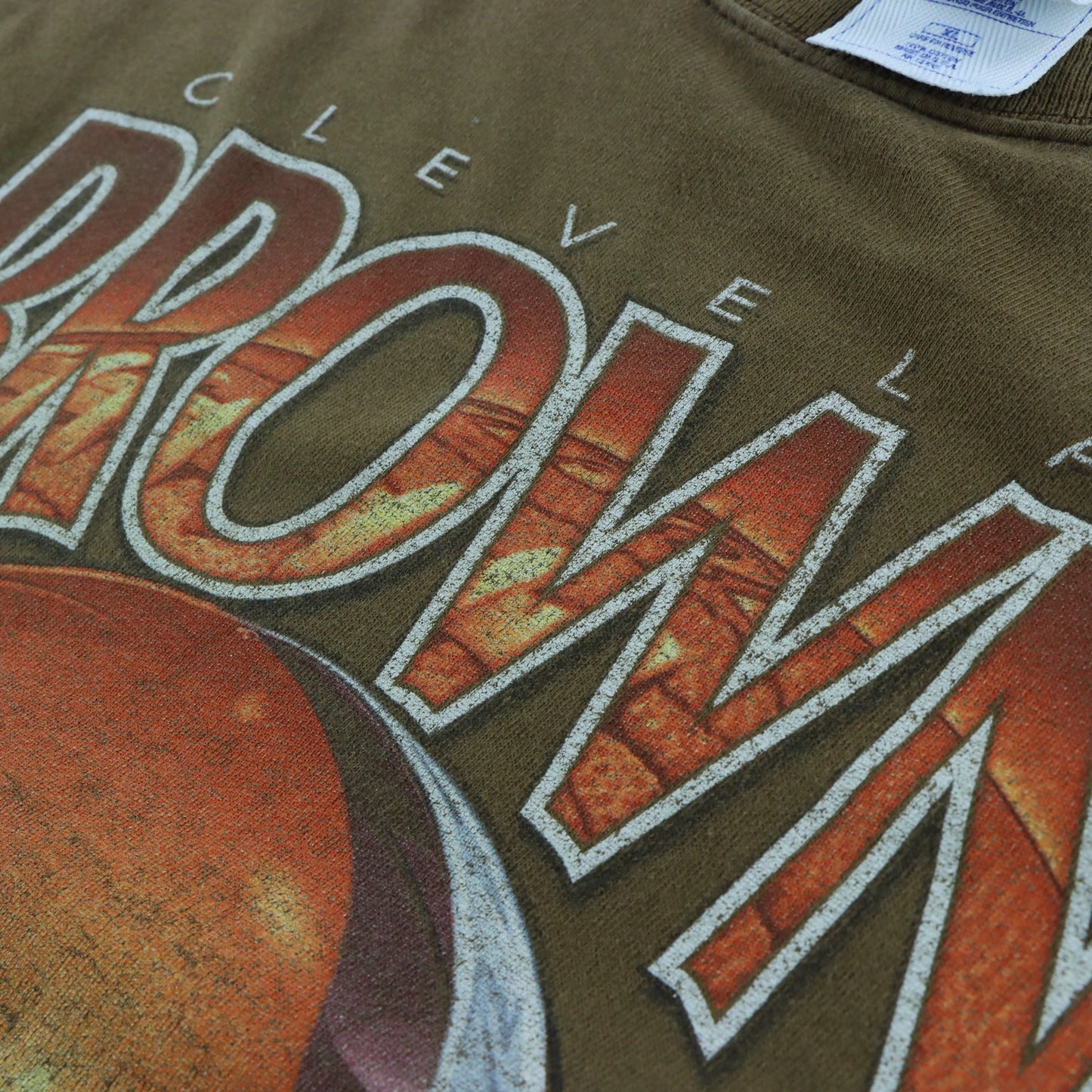 Cleveland Browns Central Division USA Made PRO PLAYER NFL T-Shirt (XL) - Vintage Sole Melbourne