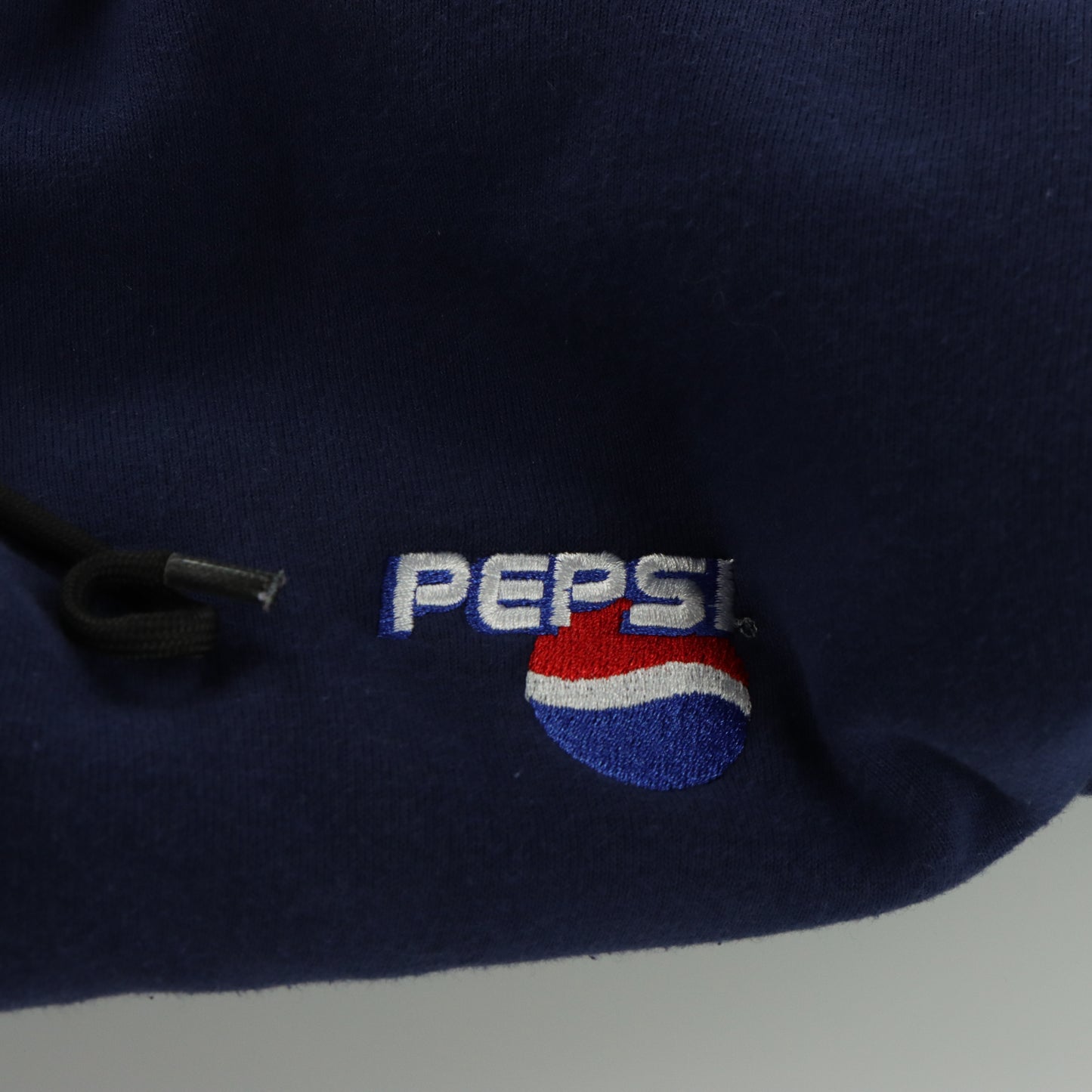 CARHARTT PEPSI Embroidered Thermal Lined Navy Zip-Up Hooded Sweatshirt J149 (M)