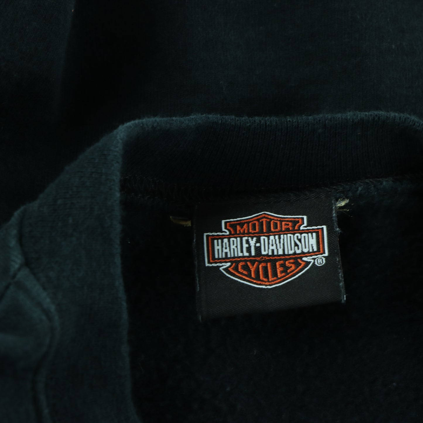 HARLEY DAVIDSON Back Bay Boston Graphic Black Sweatshirt (L)