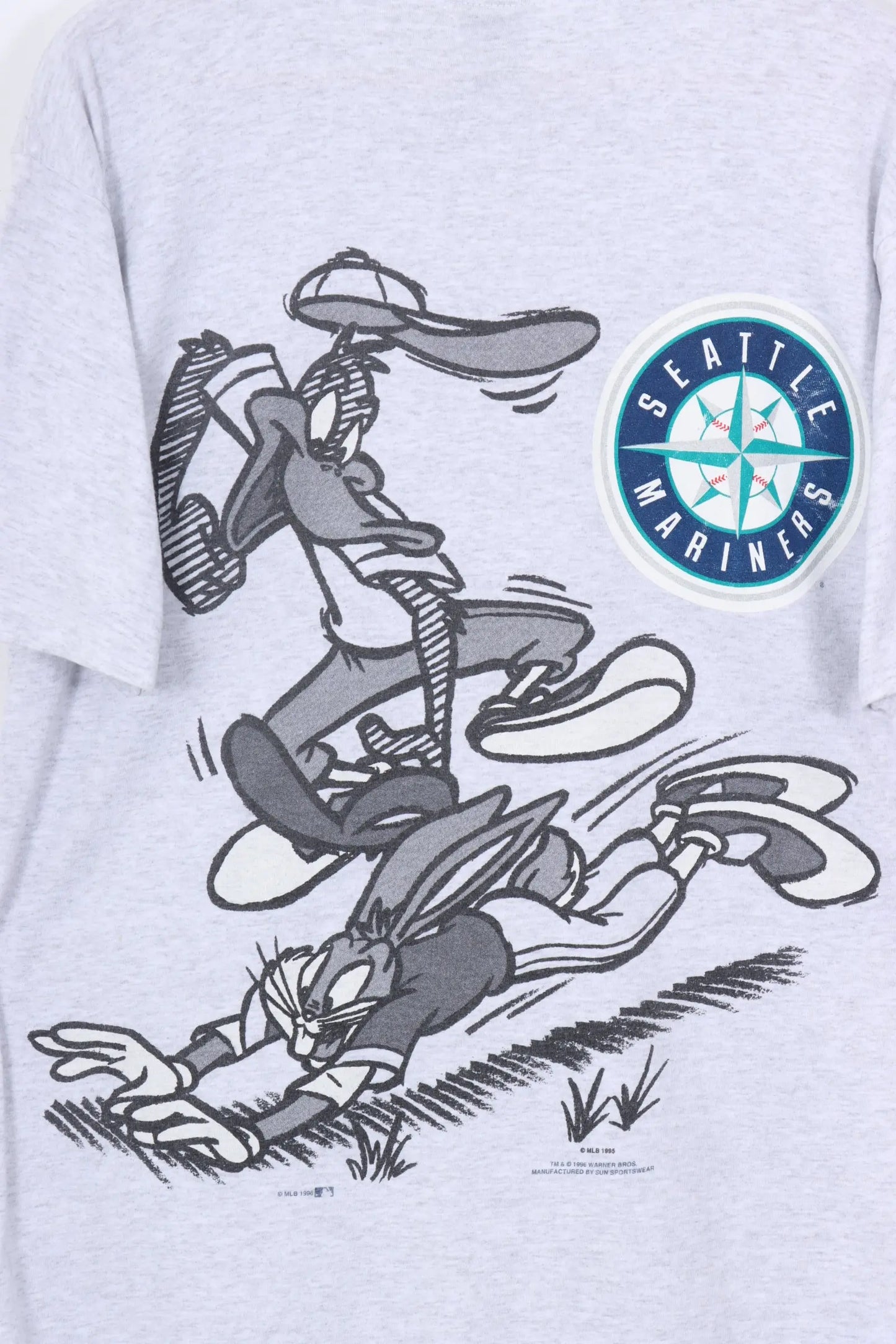 1995 Looney Tunes MLB Seattle Mariners Tee (M-L) Vintage Sole Melbourne