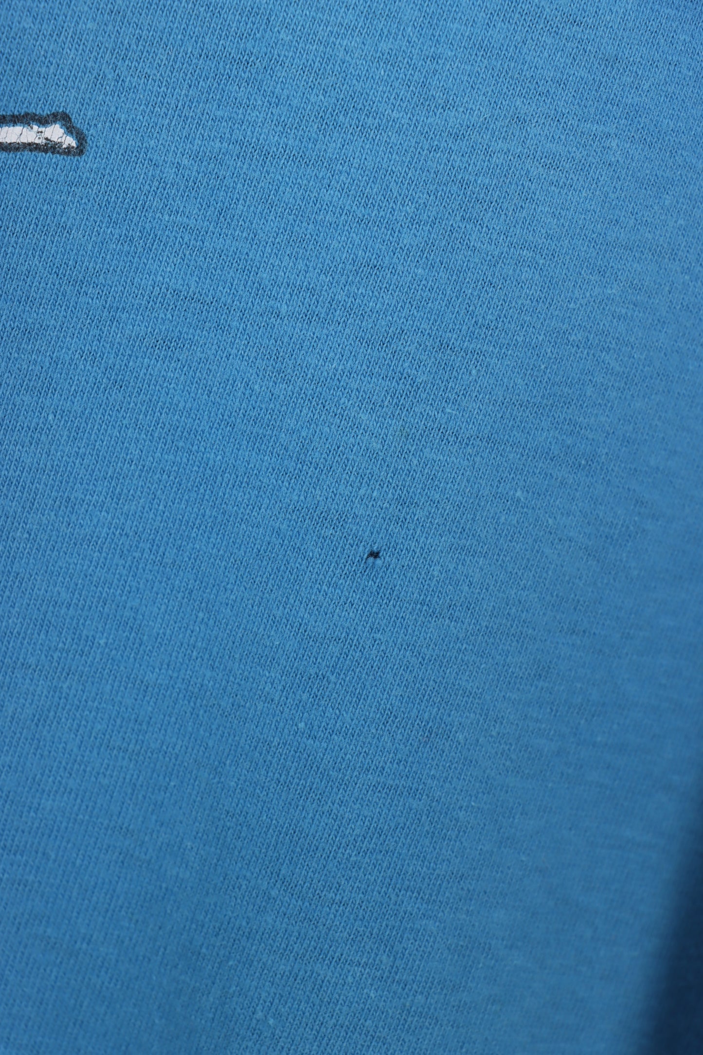 QUIKSILVER Blue & White Surf Skate Spell Out Tee (XL)