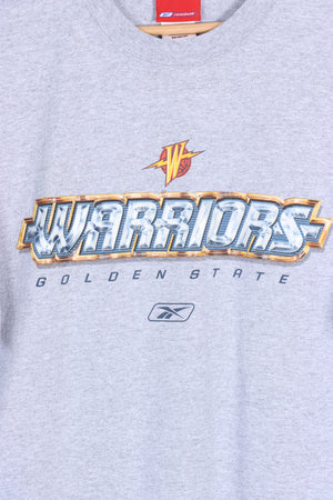 REEBOK Warriors Golden State NBA 3D Logo Tee (L)