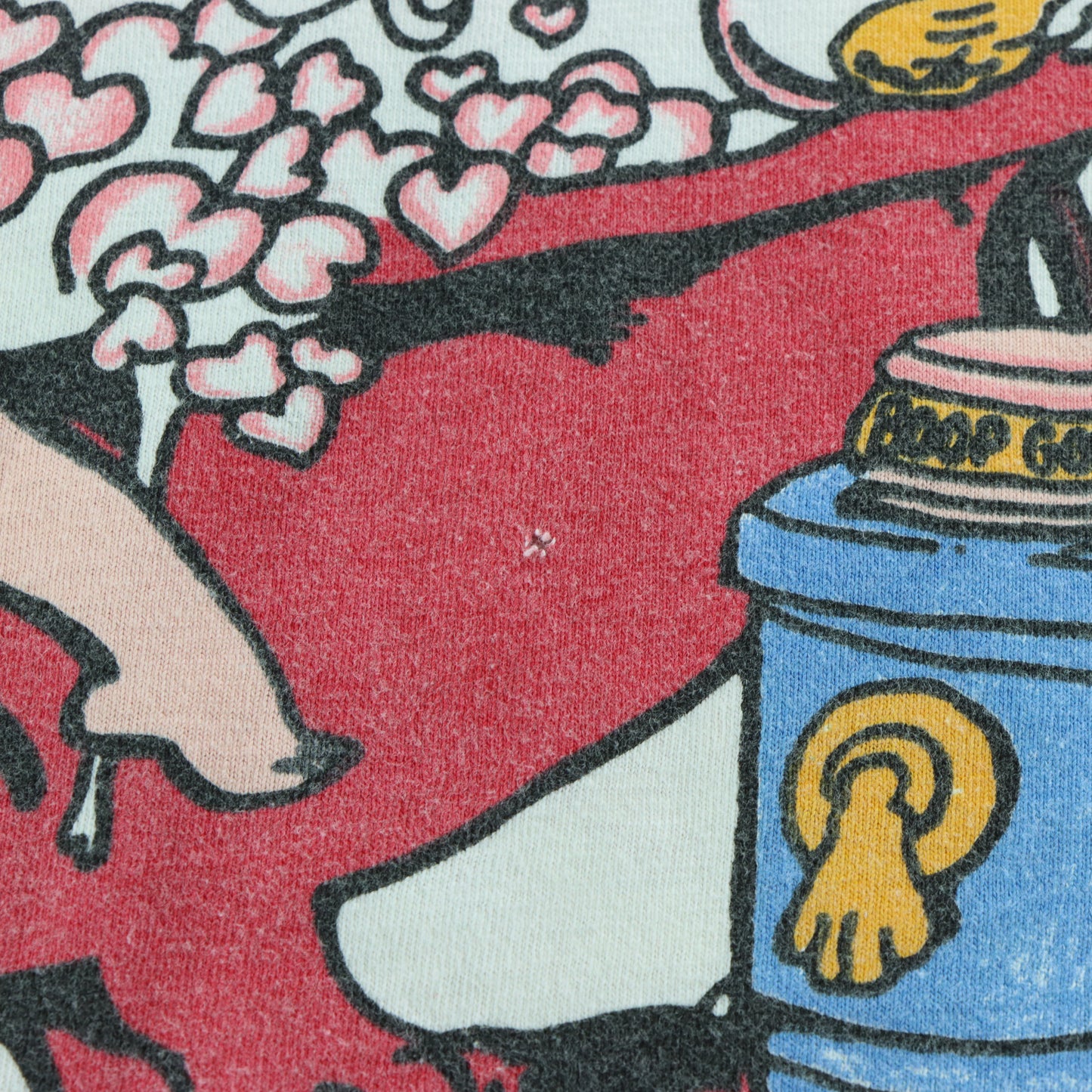 Vintage 1994 Betty Boop Valentine's Bathtub Retro White Tee (XL)