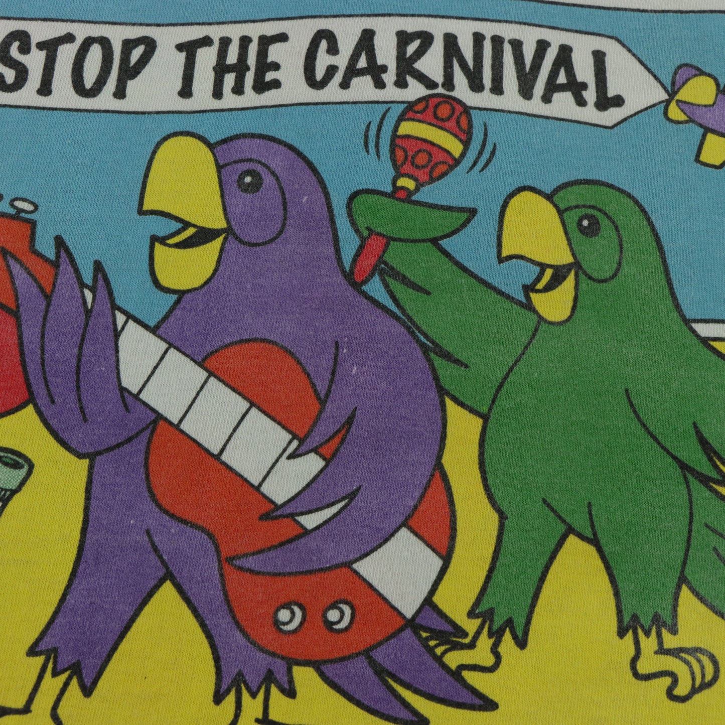 Jimmy Buffett And The Coral Reefer Band '98 Tour "Don't Stop The Carnival" Tropical Tee (XL)