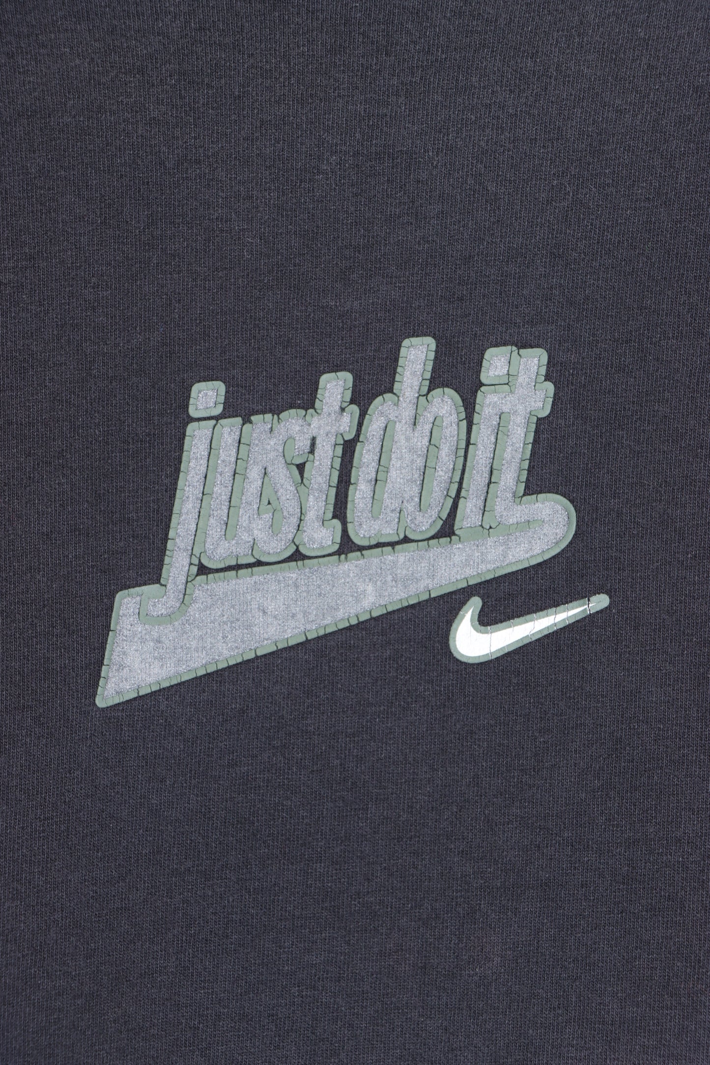 NIKE 90s "Just Do It" Centre Swoosh Logo T-Shirt USA Made (L)