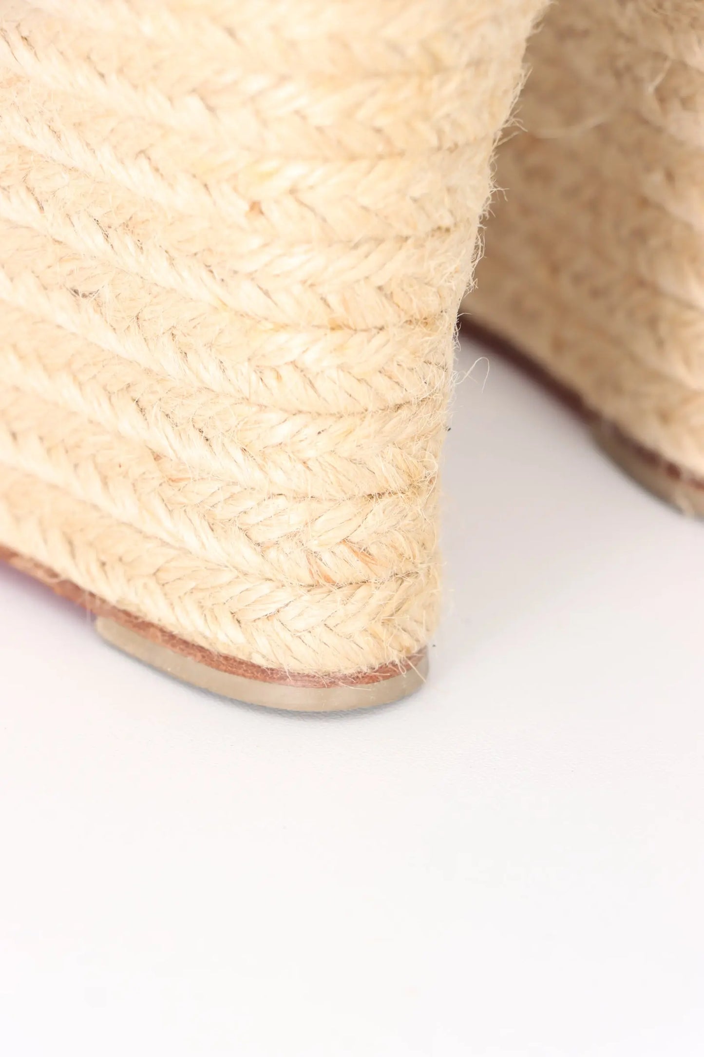 CHRISTIAN LOUBOUTIN 'Tiburon' Espadrilles Wedge Sandals (37) Vintage Sole Melbourne