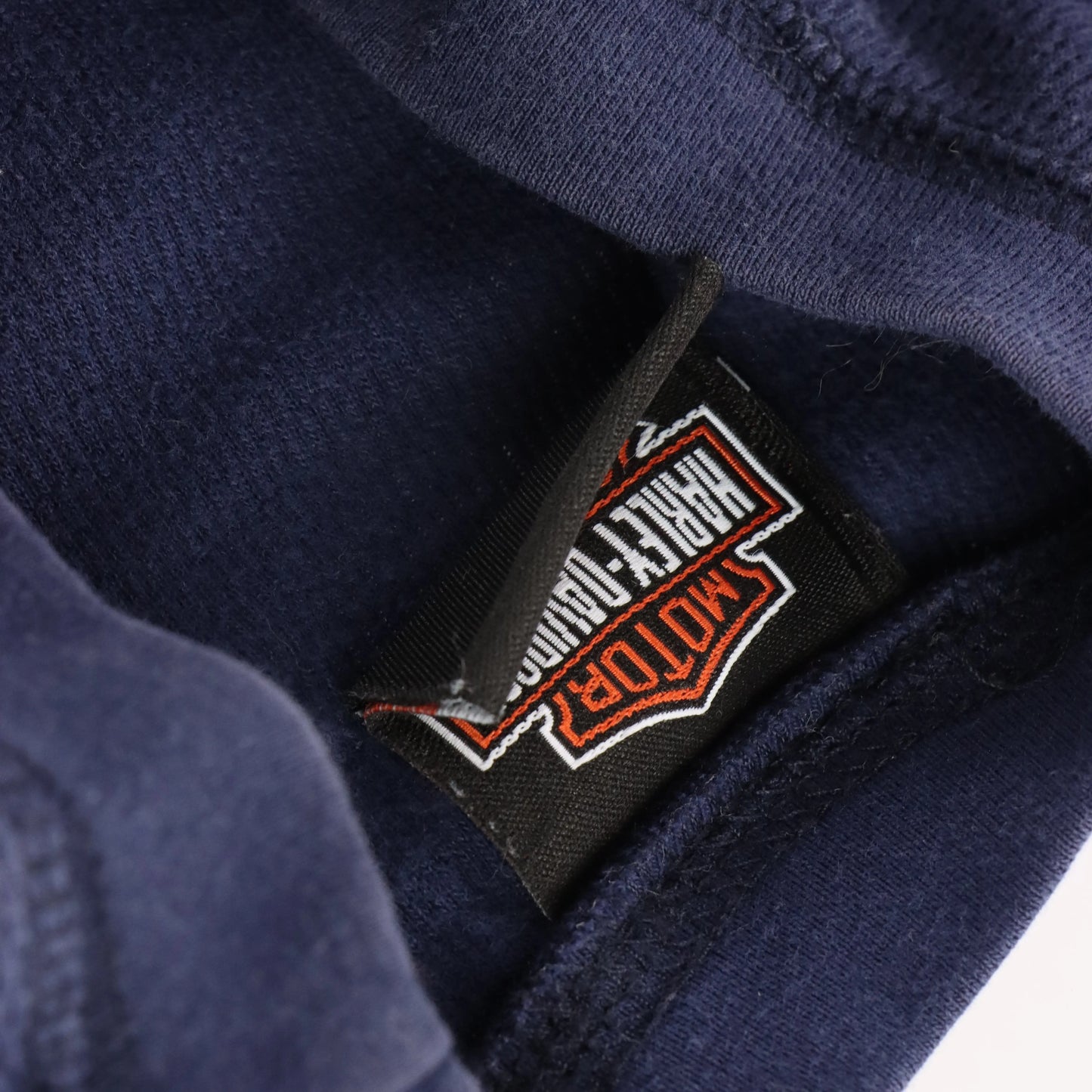 Vintage HARLEY DAVIDSON Y2K Flame Eagle Waffle Thermal Long Sleeve T-Shirt (XL)