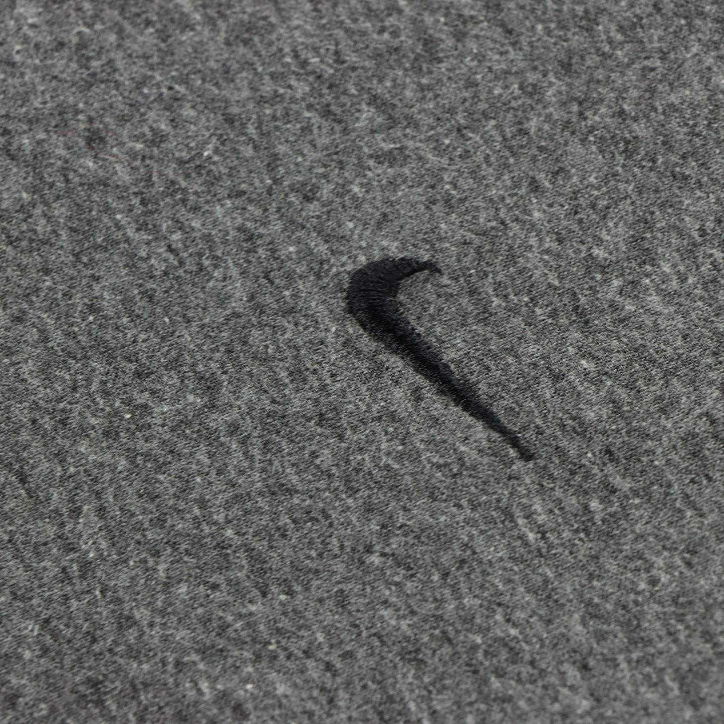 NIKE Embroidered Swoosh Logo Grey & Black Tee (XL)