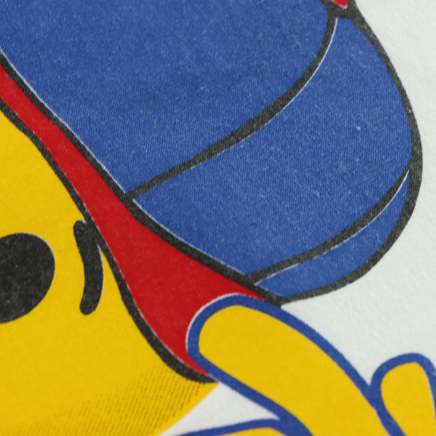 Vintage 'Don't Worry Be Happy' Emoji USA Made White Tee (XL)