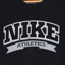 NIKE Athletics Spell Out Logo Black Loose Fit T-Shirt (M-L)