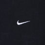 NIKE Embroidered Swoosh Logo Casual Black T-Shirt (L)