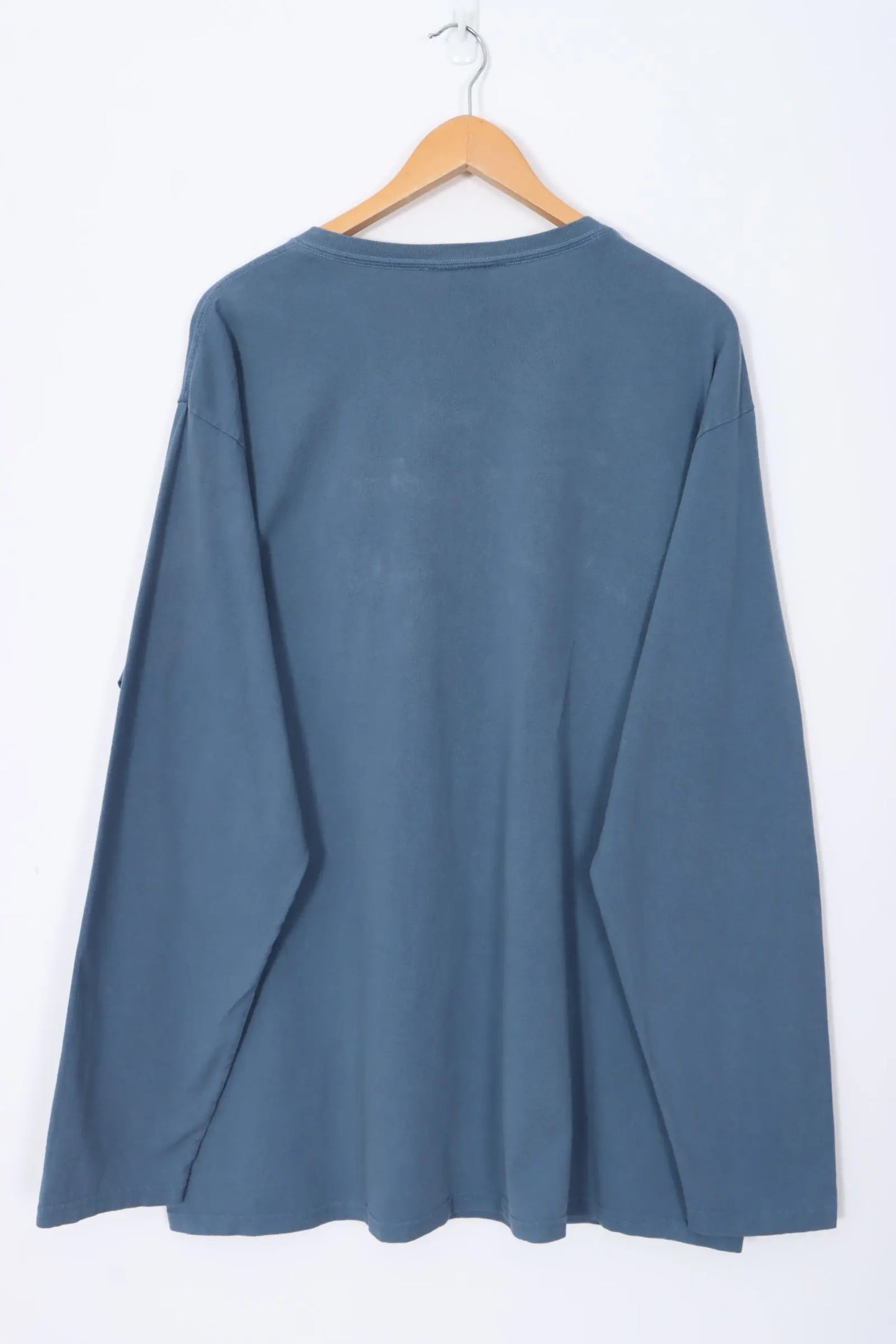 RALPH LAUREN POLO JEANS Spell Out Patch Logo Long Sleeve T-Shirt (XL) Vintage Sole Melbourne