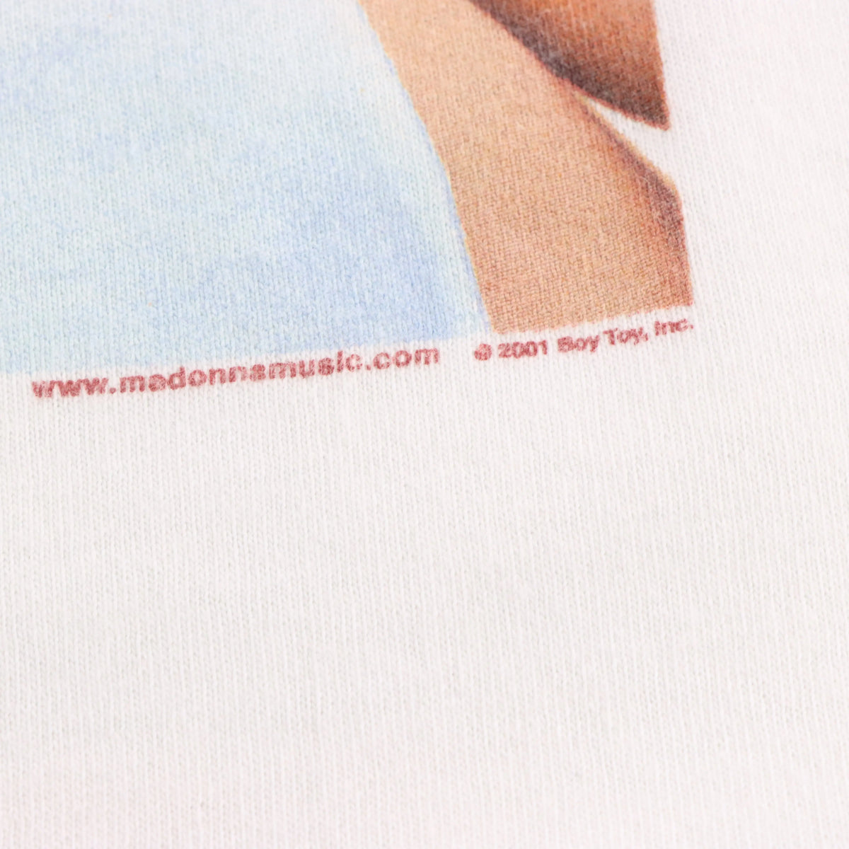 Vintage 2001 MADONNA 'Drowned' World Tour White T-Shirt (L-XL)