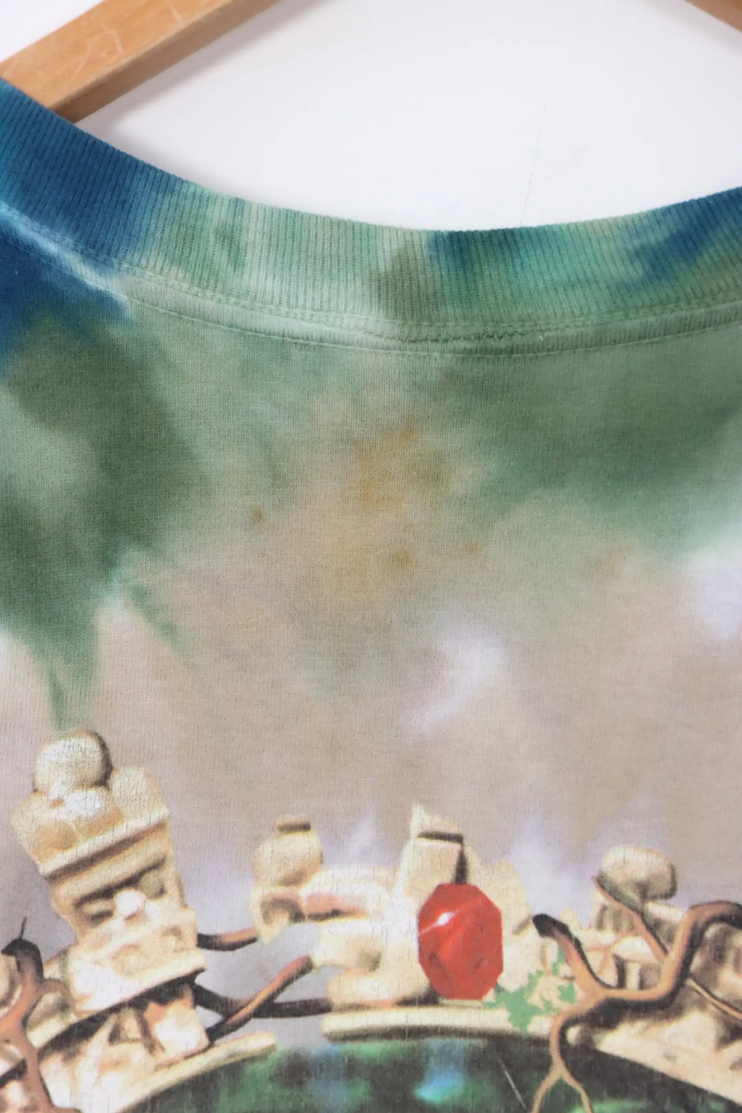 LIQUID BLUE 2000 Black Panther Tie Dye T-Shirt (XL) Vintage Sole Melbourne