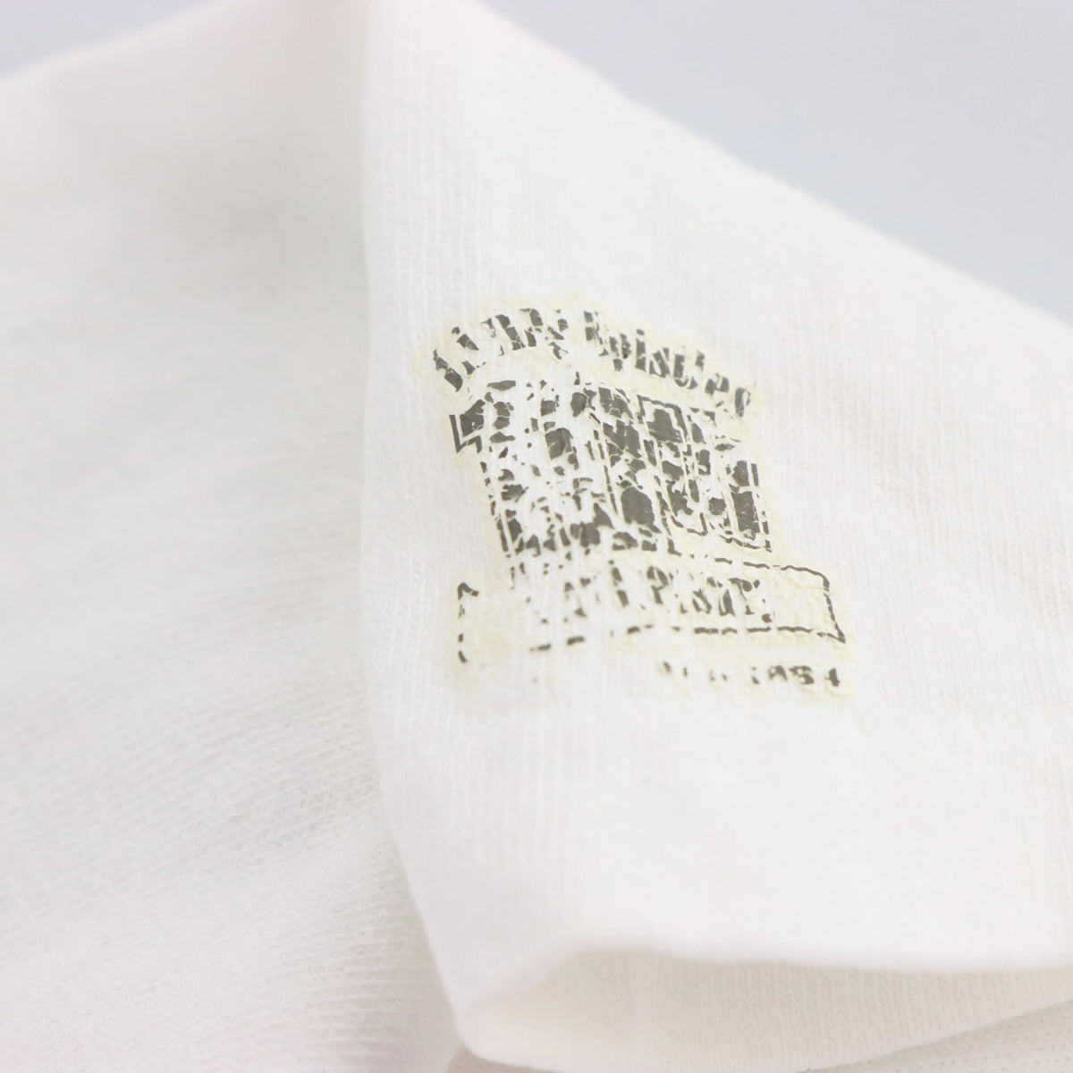 Vintage 1994 Bible Verse Zebra USA Made White Single Stitch T-Shirt (XL)