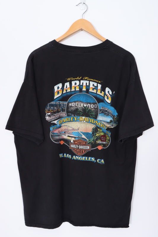 HARLEY DAVIDSON Los Angeles Evil Clown Front Back T-Shirt (XL)