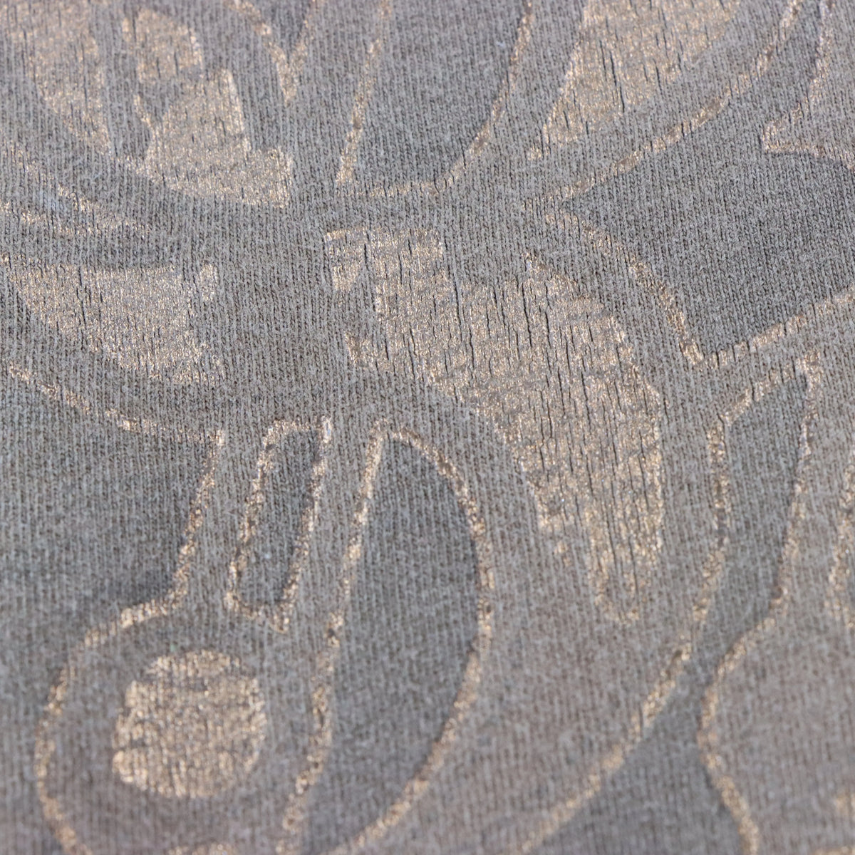Vintage SOUTHPOLE 'Authentic Collection' Bronze Foil Detail Y2K Light Brown Skull Tee (XL)