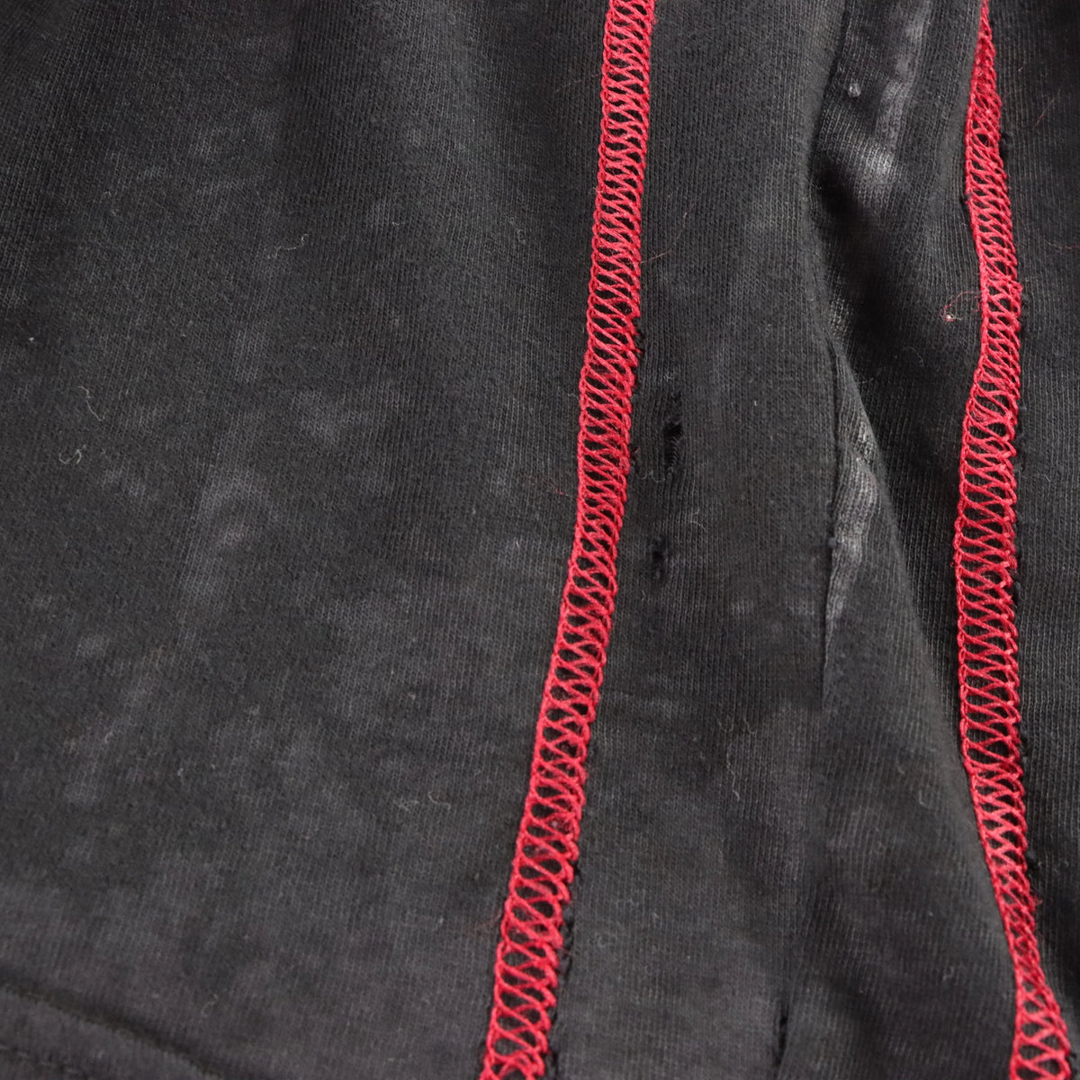 Vintage AFFLICTION 'American Customs' Wheel & Headdress Skull Velvet Detail Black Tee USA Made (M)