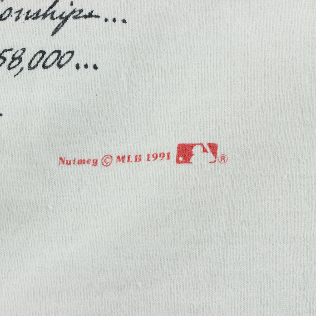 Vintage 1991 San Francisco Giants Embroidered Patch Single Stitch Tee USA Made (M) - Vintage Sole Melbourne