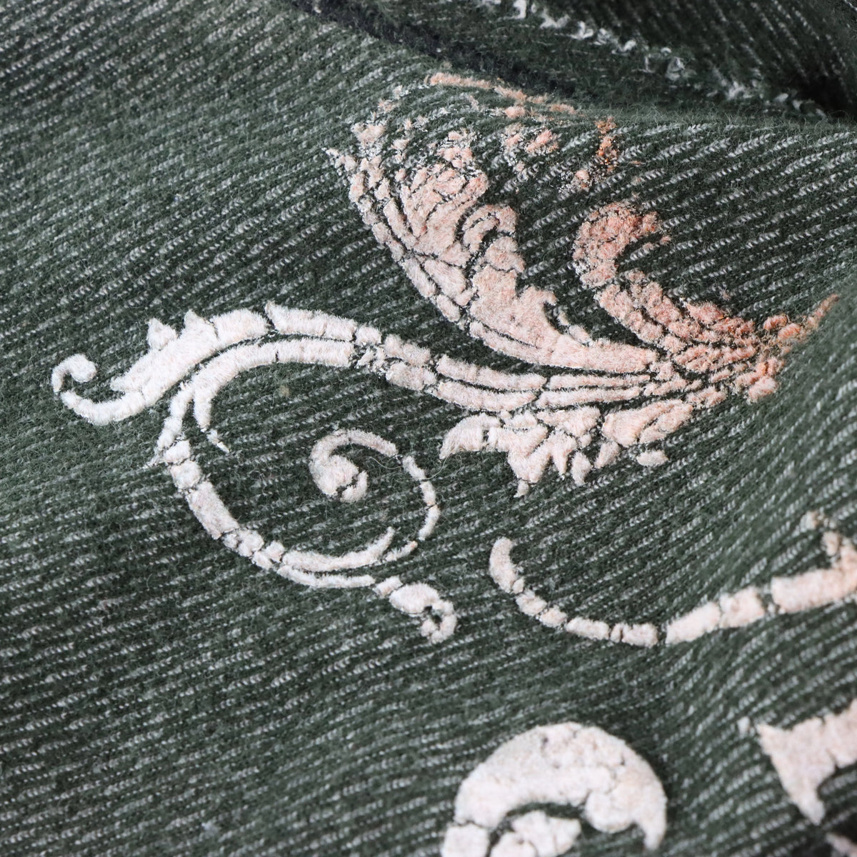 Vintage AFFLICTION "Tried True" Ombre Velvet Detail Reversible Y2K Long Sleeve T-Shirt (M)