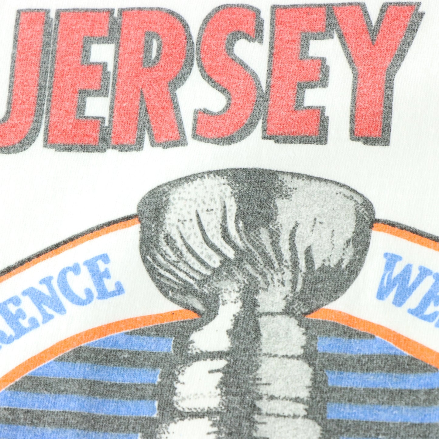 1995 HARLEY DAVIDSON Stanley Cup DEVILS NHL USA Made Ice Hockey Tee (XL) - Vintage Sole Melbourne