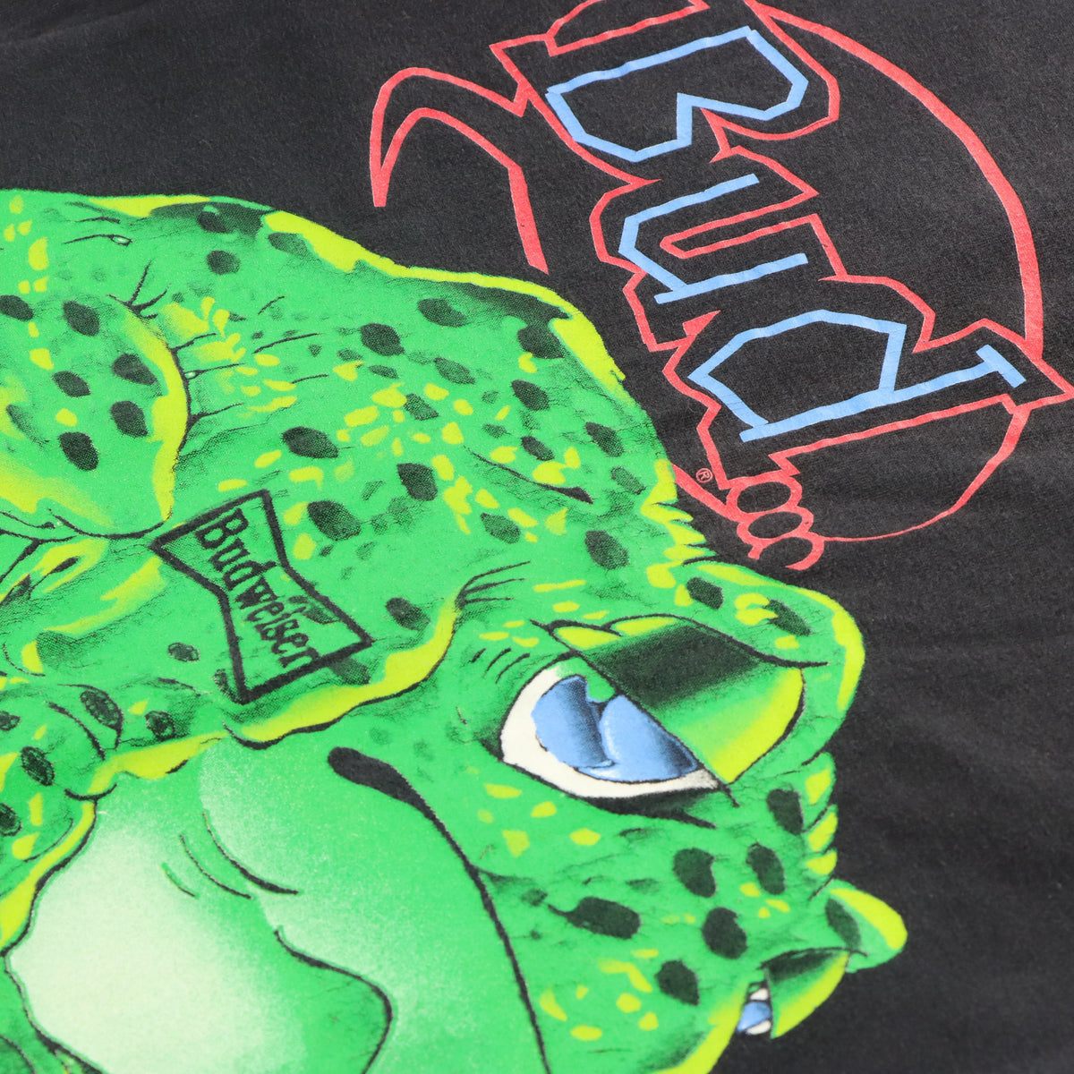 Vintage BUDWEISER 1996 Frog Branded USA Made Beer T-Shirt (M)