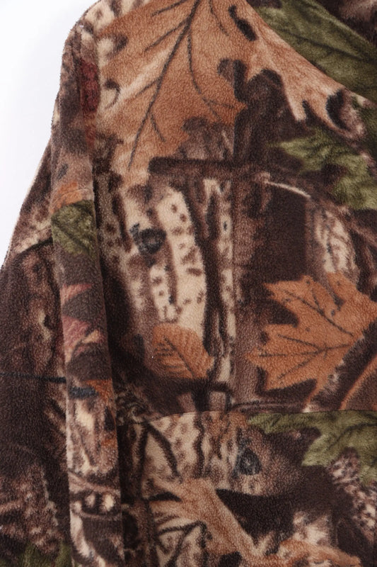 LODGE OUTFITTERS Camouflage Print Full Zip Fleece (XXL) Vintage Sole Melbourne