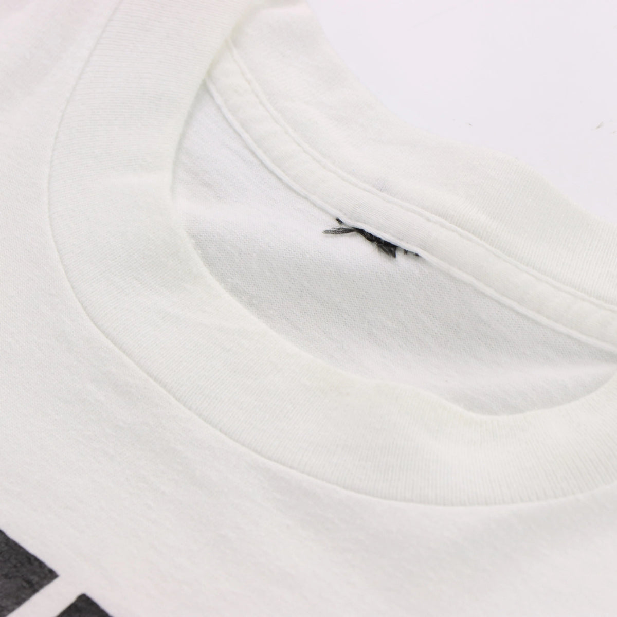 Vintage AMEN Foundation Christian Cross Single Stitch White & Yellow T-Shirt (XL)