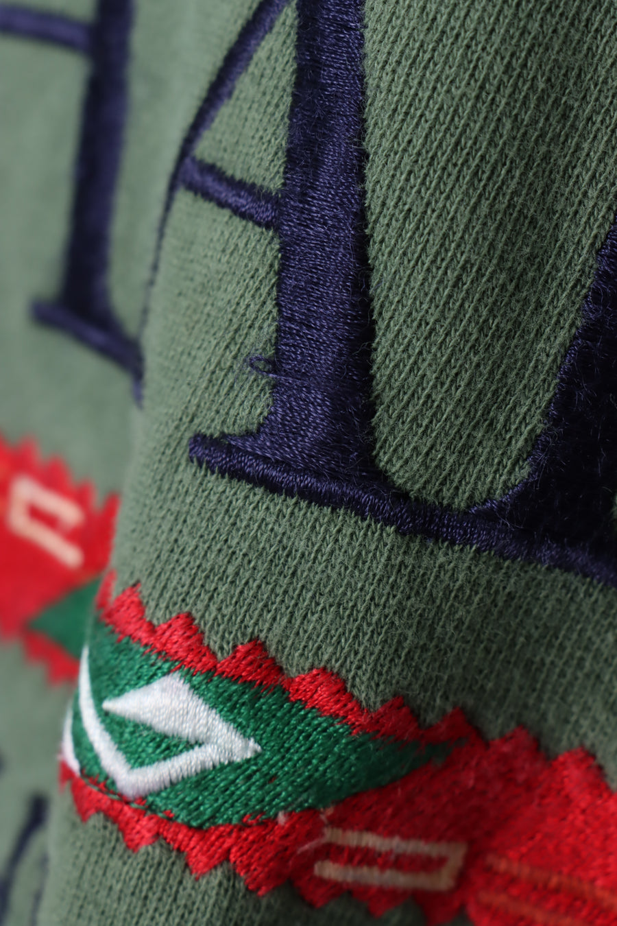 CHAPS RALPH LAUREN Green Embroidered Sweatshirt (XXL)