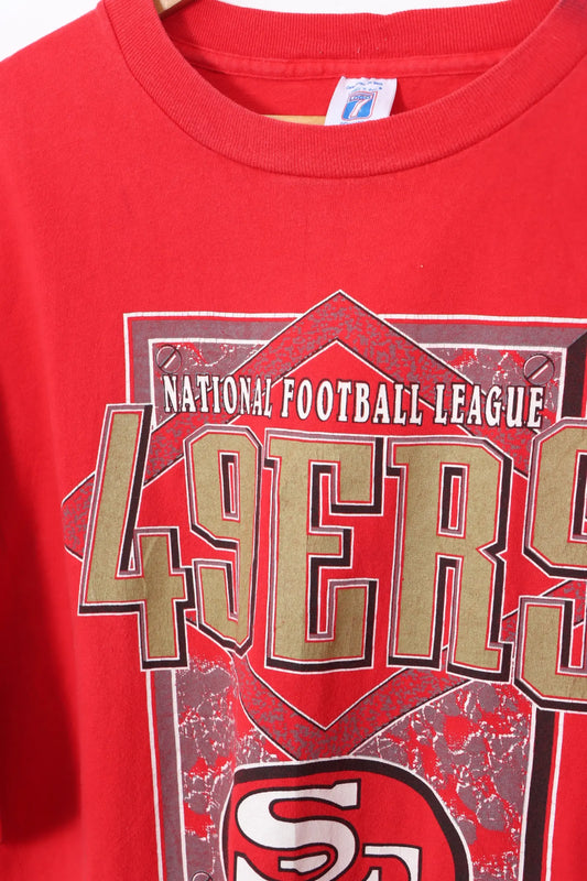 1993 San Francisco 49ers LOGO 7 USA Made Tee (XL) Vintage Sole Melbourne