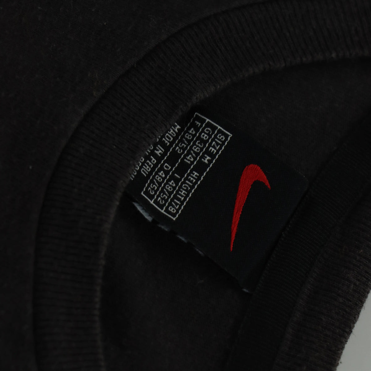 NIKE Embroidered Swoosh Logo Grey & White T-Shirt (M) - Vintage Sole Melbourne