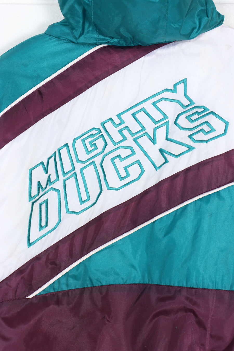 Anaheim Mighty Ducks Teal & Purple Embroidered Jacket (XL-XXL)