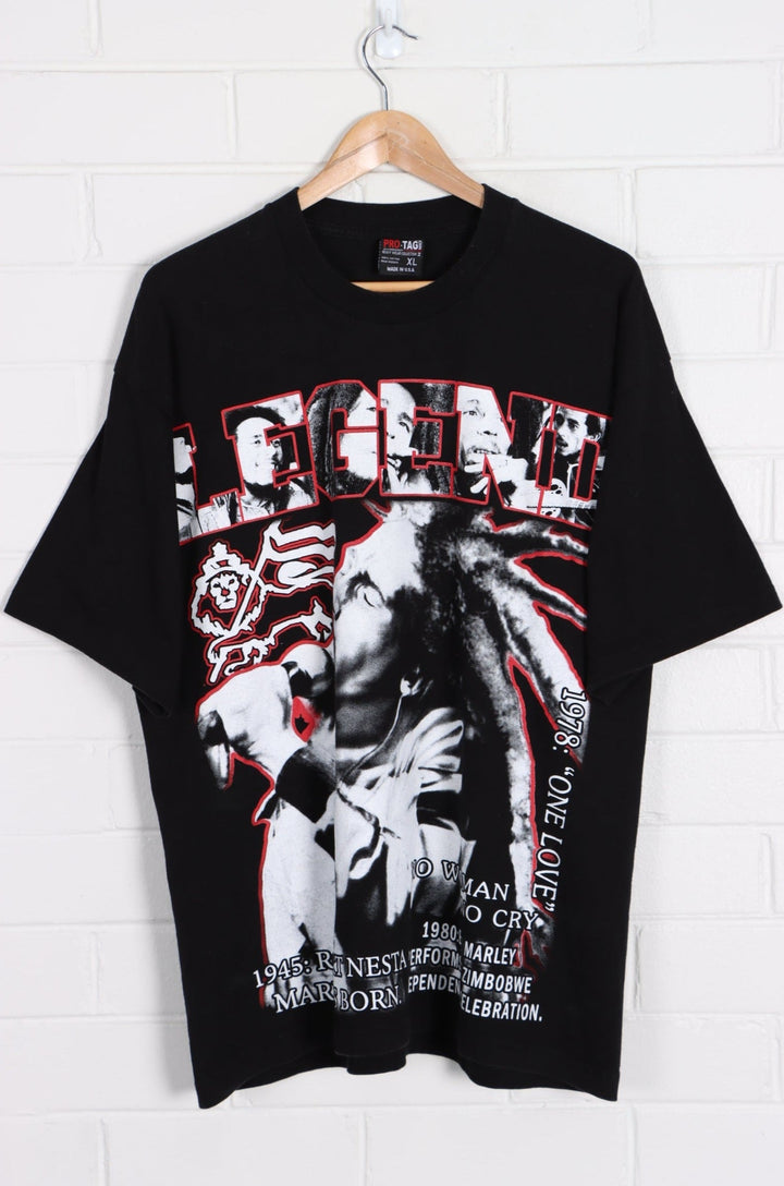Bob Marley "Legend" Timeline T-Shirt USA Made (XL)