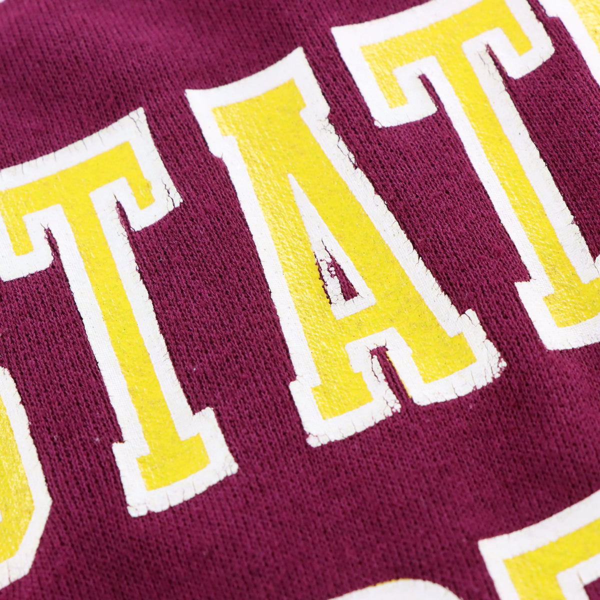 Vintage 80s ARIZONA STATE SUN DEVILS American College Football Red Sweatshirt (L-XL)