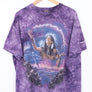 1999 THE MOUNTAIN Native American Lighting Purple Tie-Dye Tee (L)