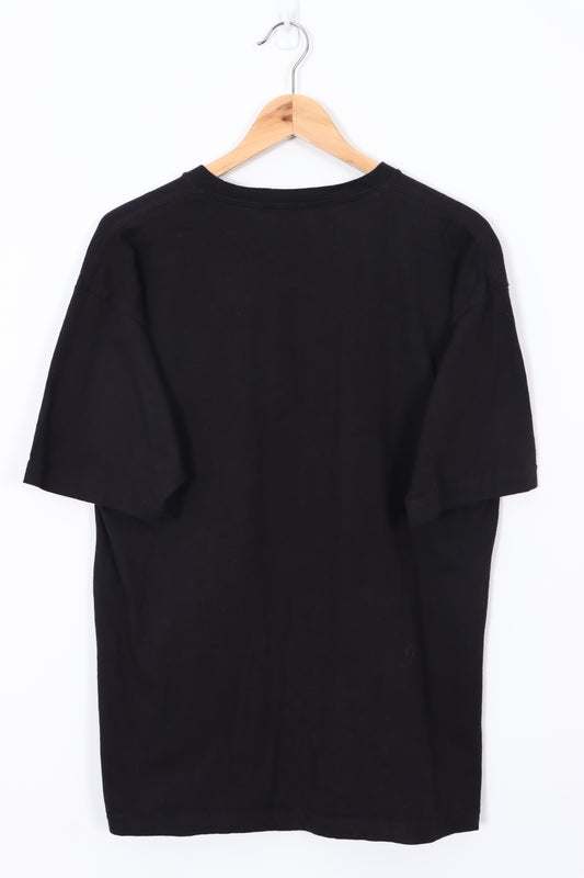 1993 Albert Einstein 'Merged into Nature' Black Vintage USA Made T-Shirt (L)