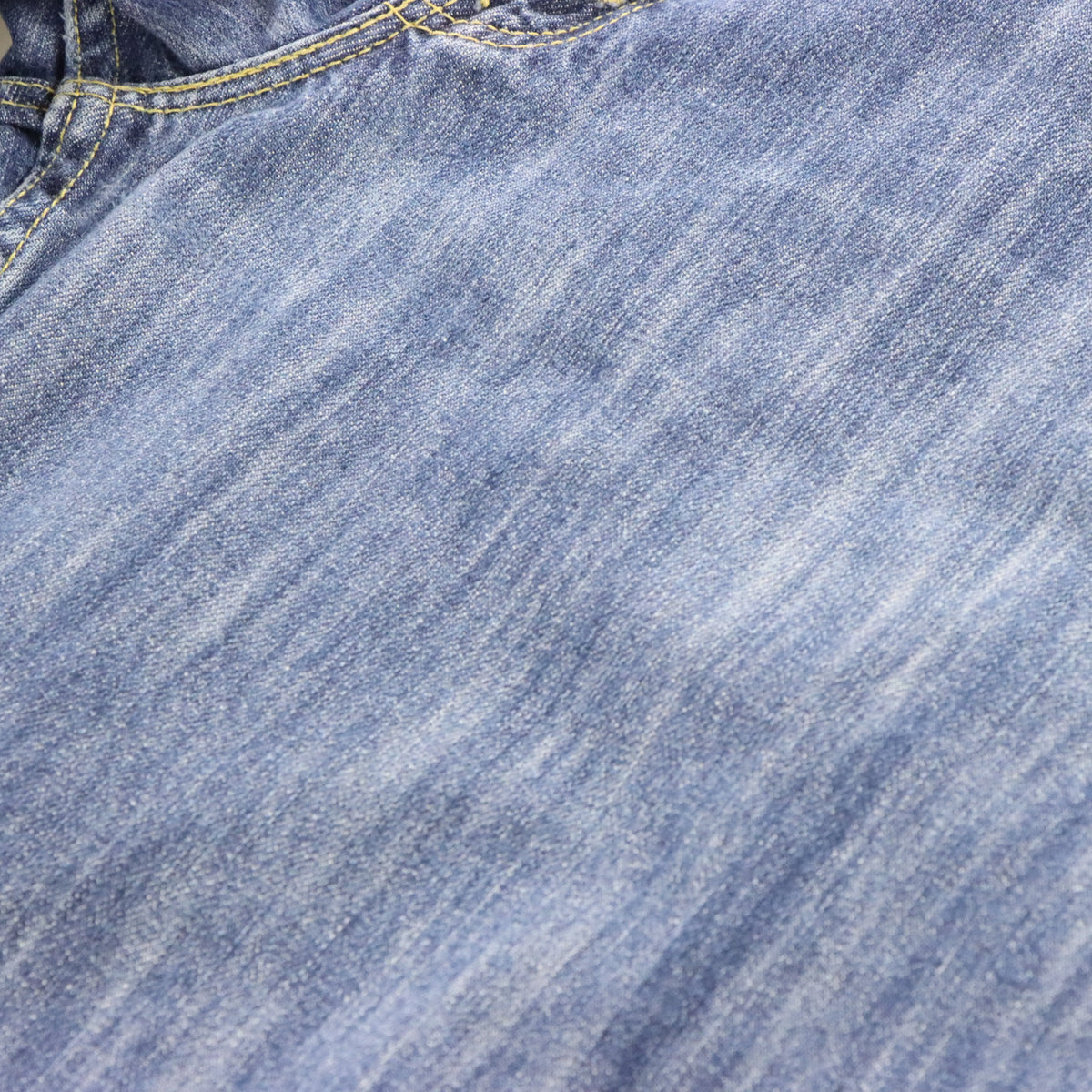 Vintage SILVER TAB LEVI'S Baggy Yellow Stitch Blue Jeans (34 x 34)