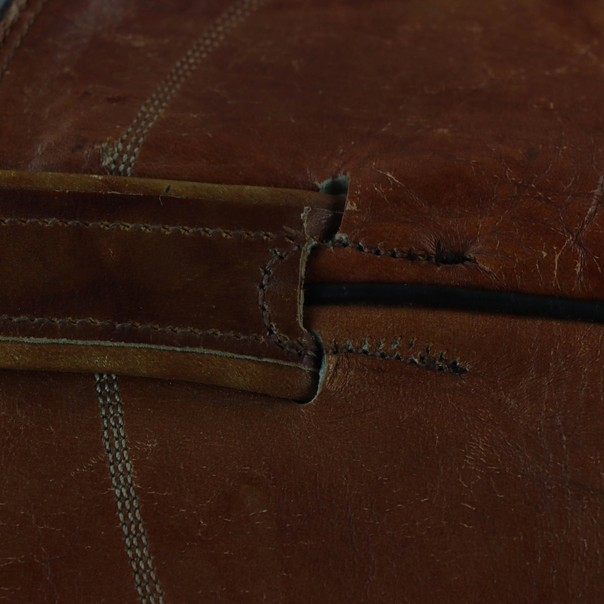 TONY LAMA Embroidered USA Made Tan Leather Western Cowboy Boots (17 B) - Vintage Sole Melbourne