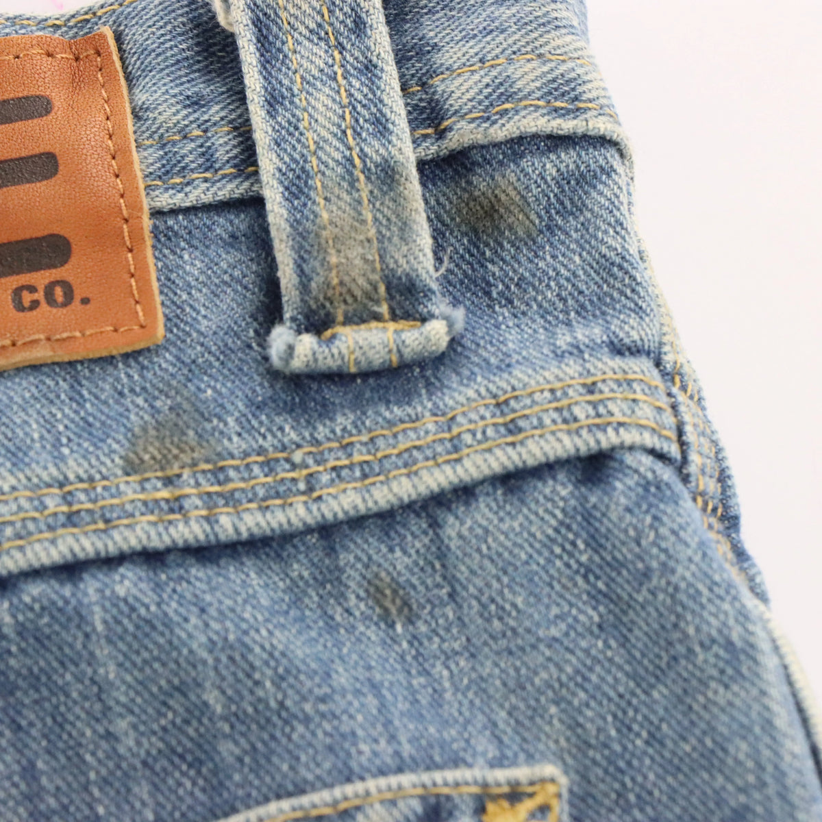Vintage POLO RALPH LAUREN JEANS Y2K Canton Carpenter Jorts Jean Shorts (33)